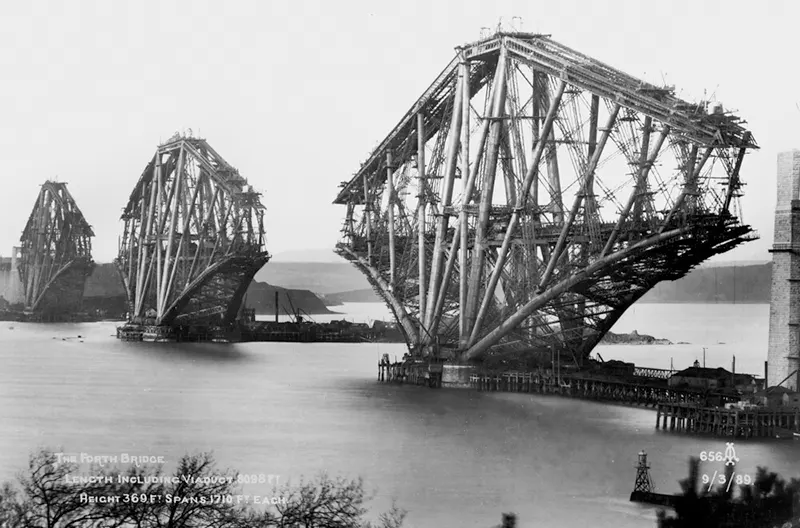 Forth Bridge Constructions Photos