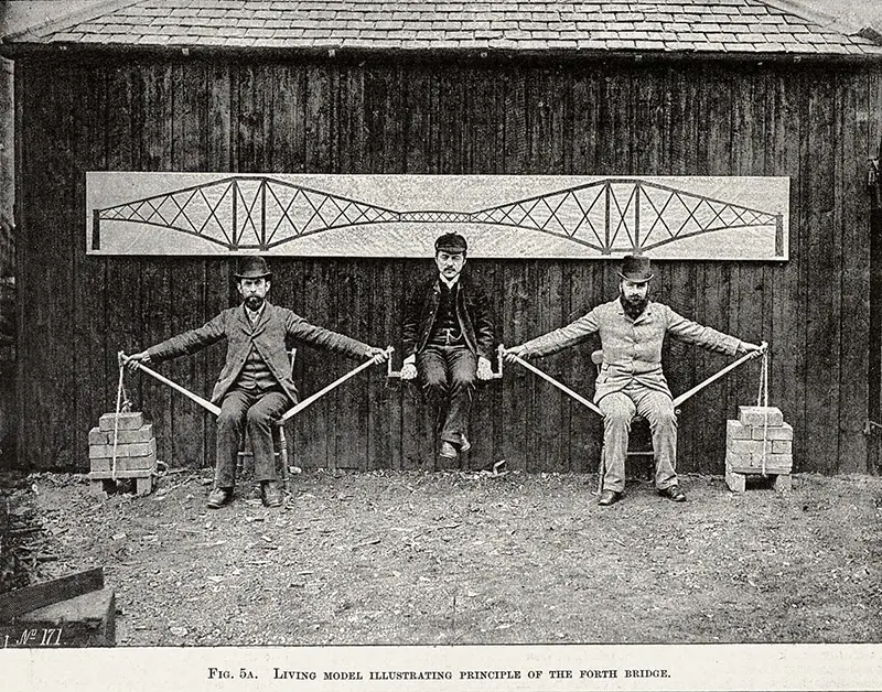 Forth Bridge Constructions Photos