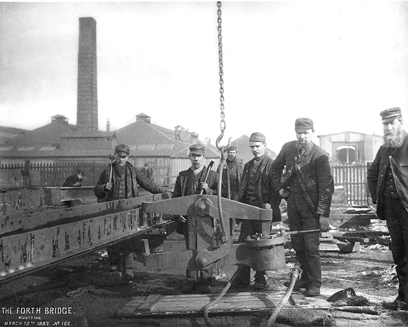 Forth Bridge Constructions Photos