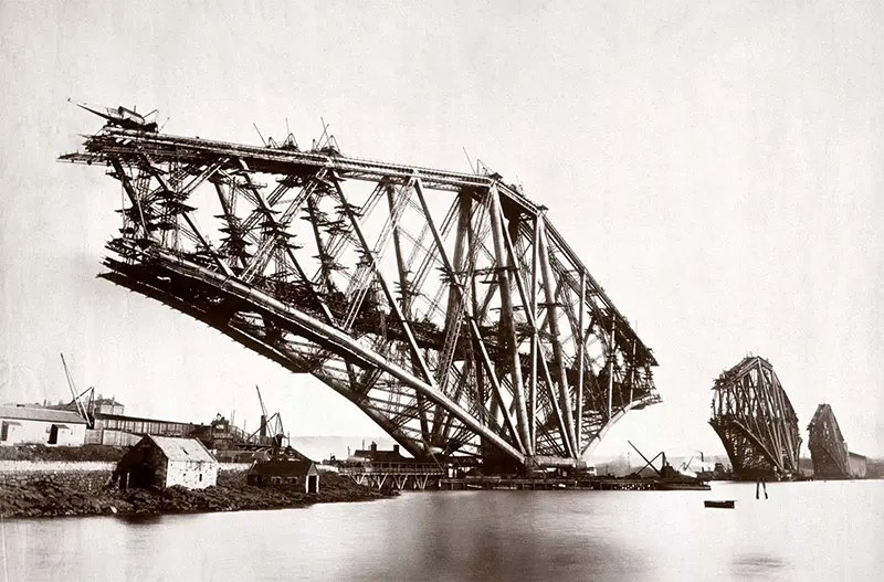 Forth Bridge Constructions Photos