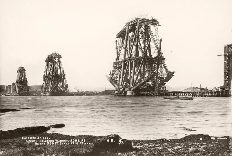 Forth Bridge Constructions Photos