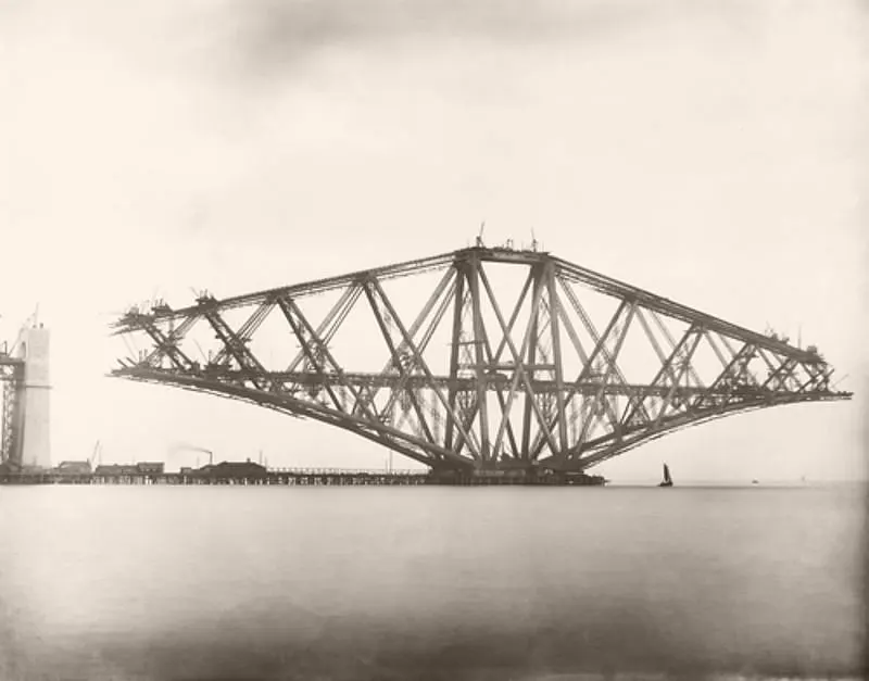 Forth Bridge Constructions Photos