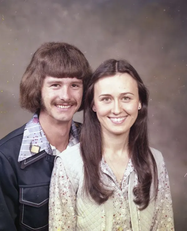 Studio Portraits of 1970s Couples