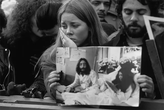 John Lennon Murder Reaction Photos