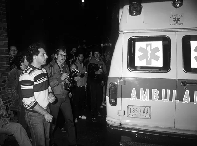 John Lennon Murder Reaction Photos