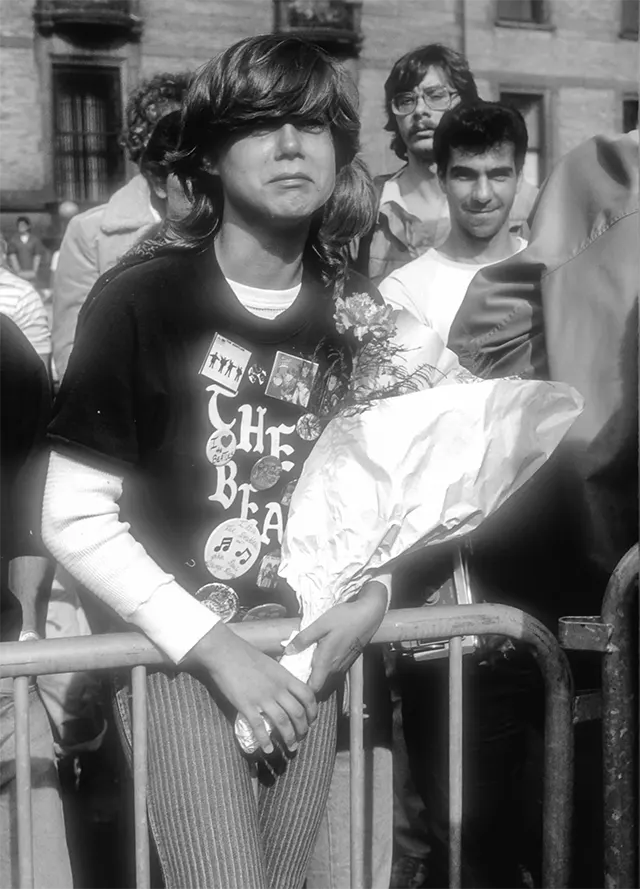 John Lennon Murder Reaction Photos