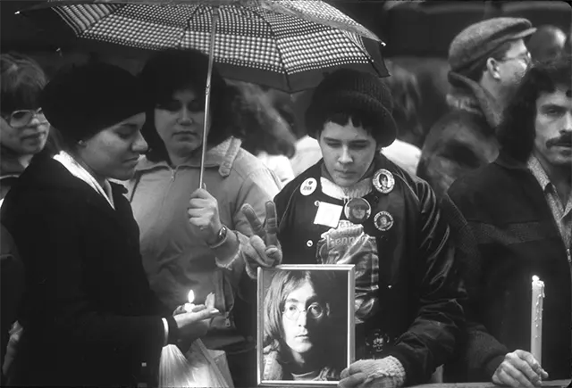 John Lennon Murder Reaction Photos