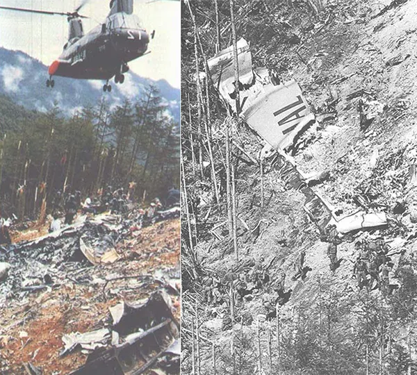 Photos from Japan Airlines Flight 123