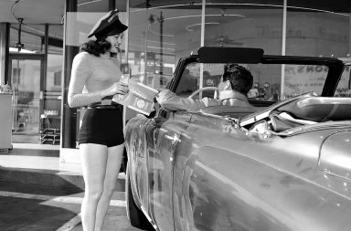 Charming Carhop Girls: Photos from When Roller Skates and Drive-Ins Defined American Cool