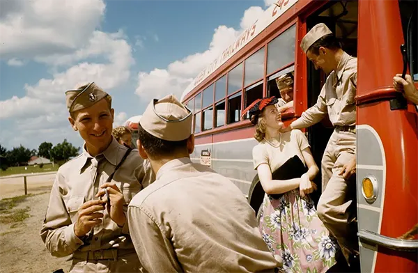 A Last Dance at Fort Bragg: Soldiers Enjoy a Night Out Before Deployment, 1942