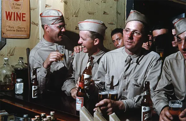 A Last Dance at Fort Bragg: Soldiers Enjoy a Night Out Before Deployment, 1942