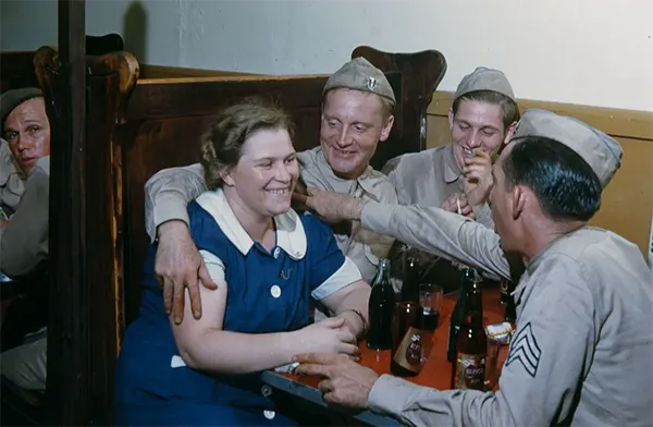 A Last Dance at Fort Bragg: Soldiers Enjoy a Night Out Before Deployment, 1942