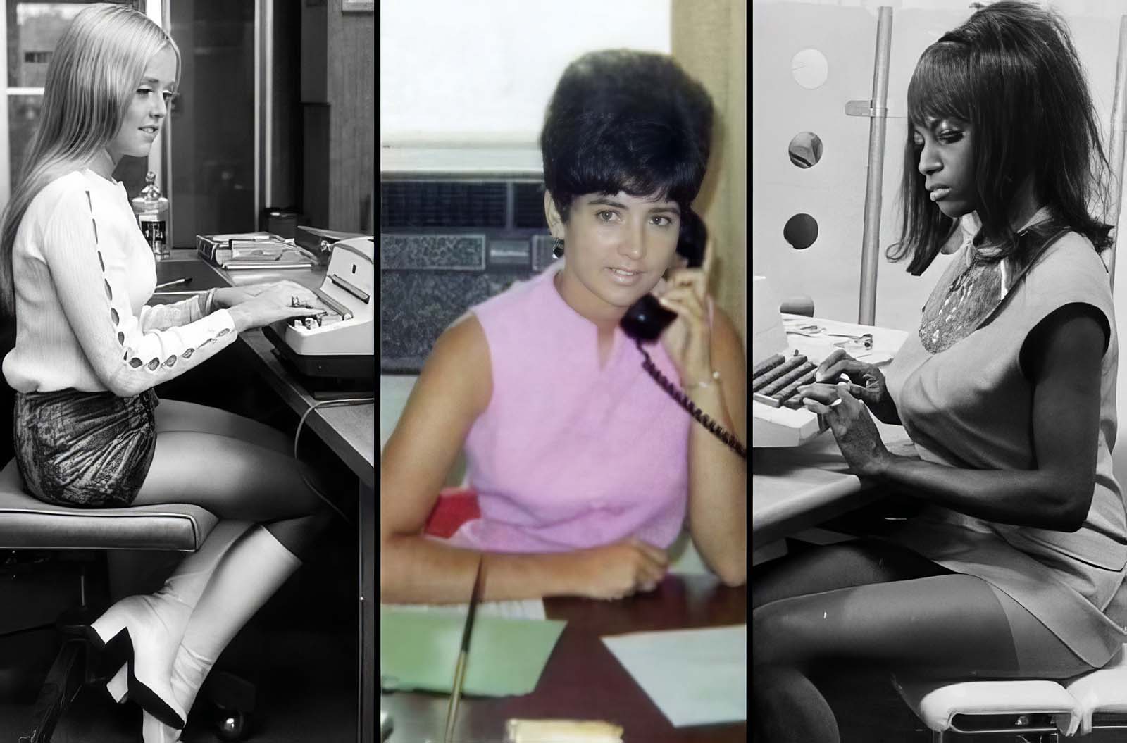 Secretaries in Photos: The Flirty, Fashionable Women Behind the Typewriters