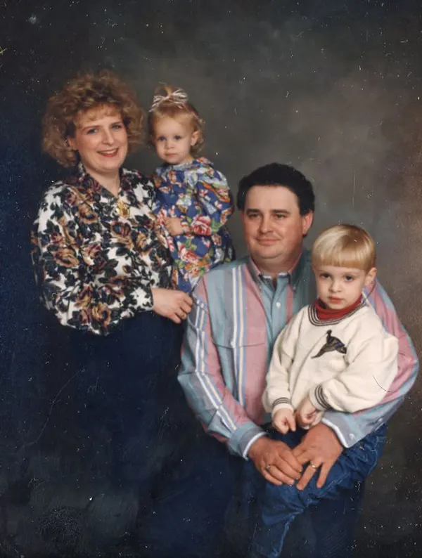 Studio Family Portraits from the 1990s