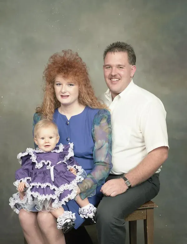 Studio Family Portraits from the 1990s