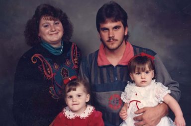 Studio Lights and 1990s Style: Family Portraits of the Era