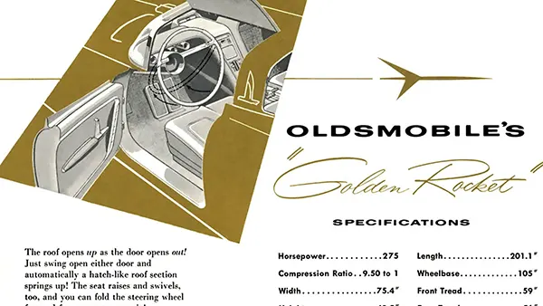 1956 Oldsmobile Golden Rocket Photos