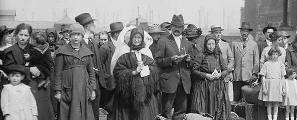 Immigration Raids Vintage Photos