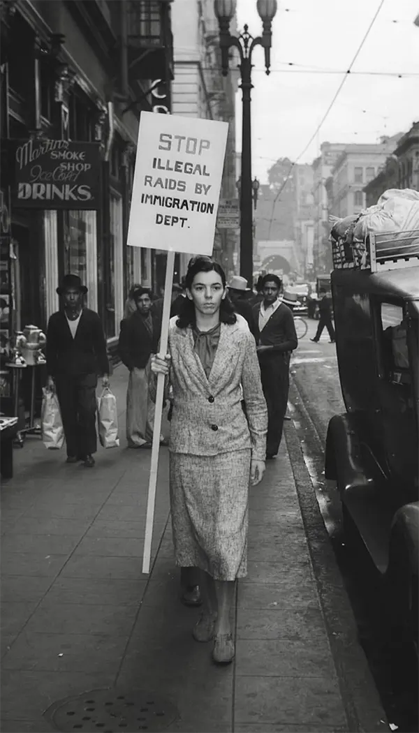 Immigration Raids Vintage Photos