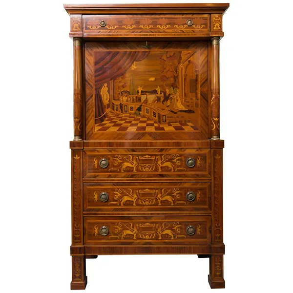 photos of elaborate cabinets from history 