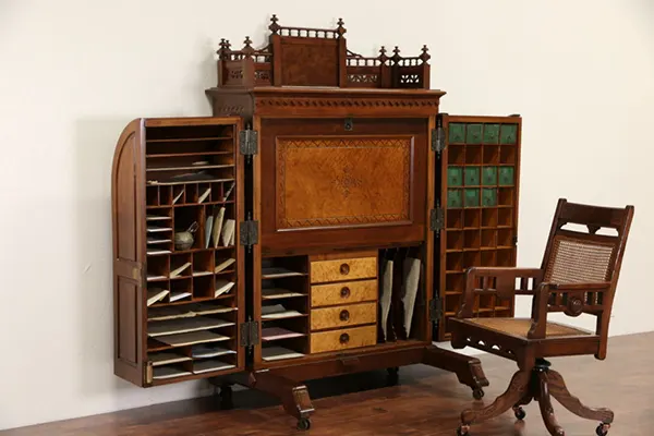 photos of elaborate cabinets from history 