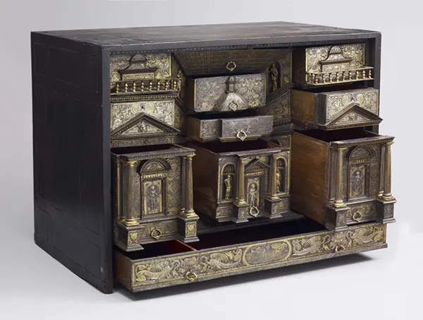 photos of elaborate cabinets from history 