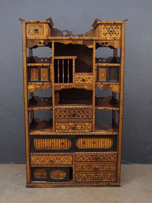 photos of elaborate cabinets from history 