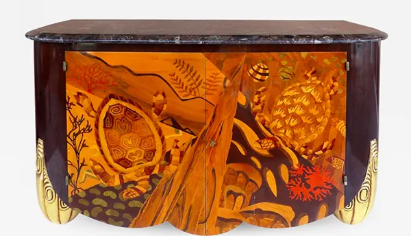 photos of elaborate cabinets from history 