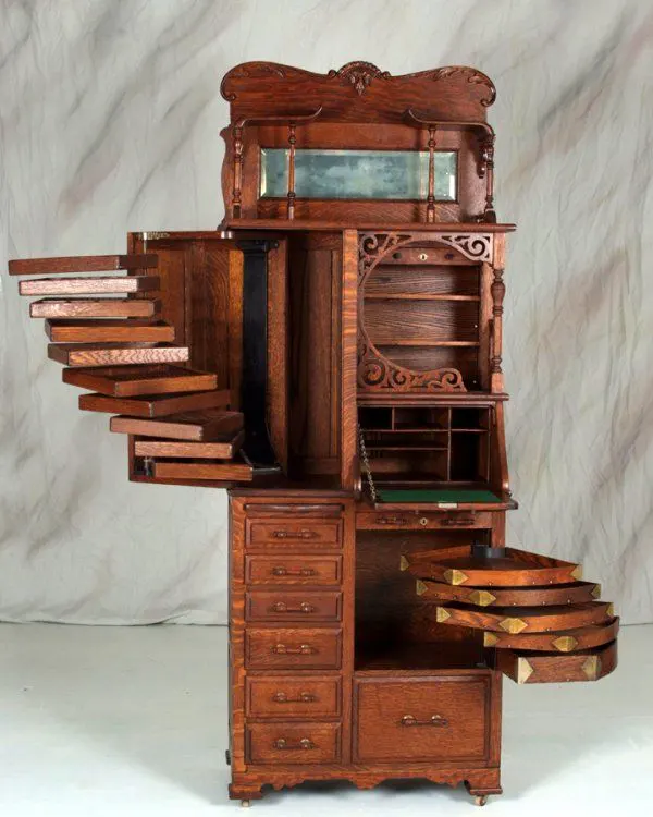 photos of elaborate cabinets from history 