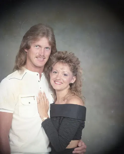 Studio Portraits of 1980s Couples Photos