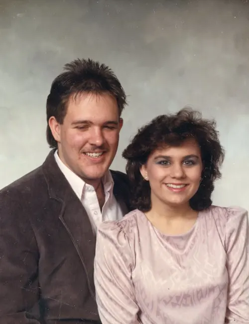 Studio Portraits of 1980s Couples Photos