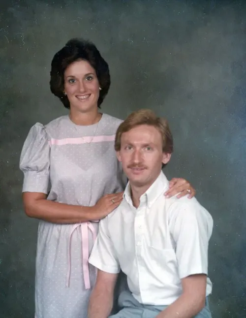 Studio Portraits of 1980s Couples Photos