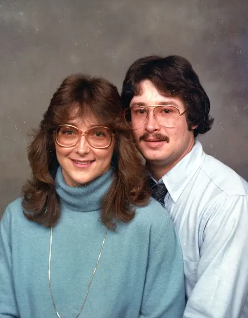 Studio Portraits of 1980s Couples Photos