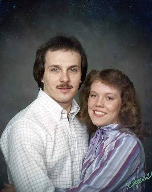 Studio Portraits of 1980s Couples Photos