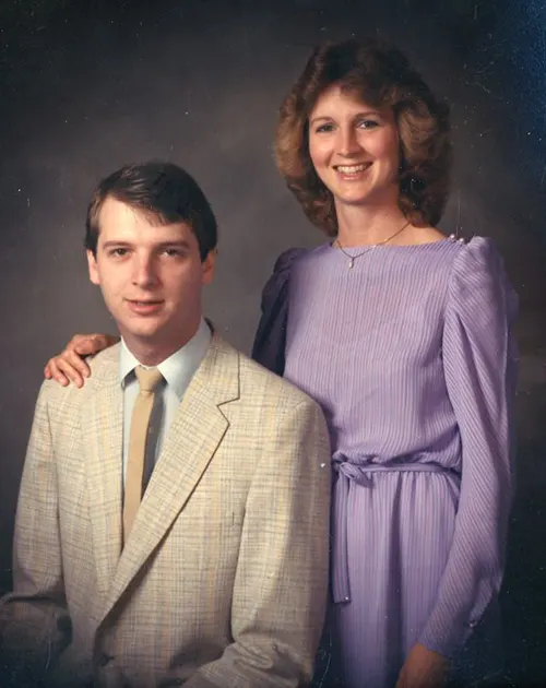 Studio Portraits of 1980s Couples Photos