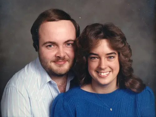 Studio Portraits of 1980s Couples Photos
