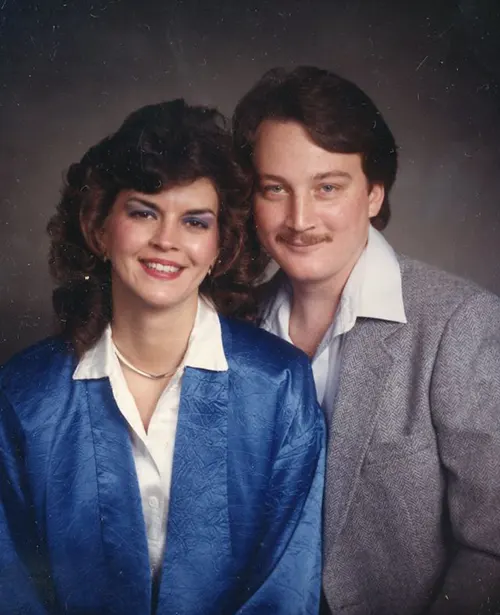 Studio Portraits of 1980s Couples Photos