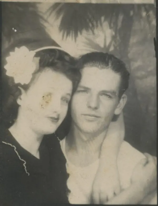 Vintage Photobooth Portraits Capture Intimate Moments Between 1950s Couples