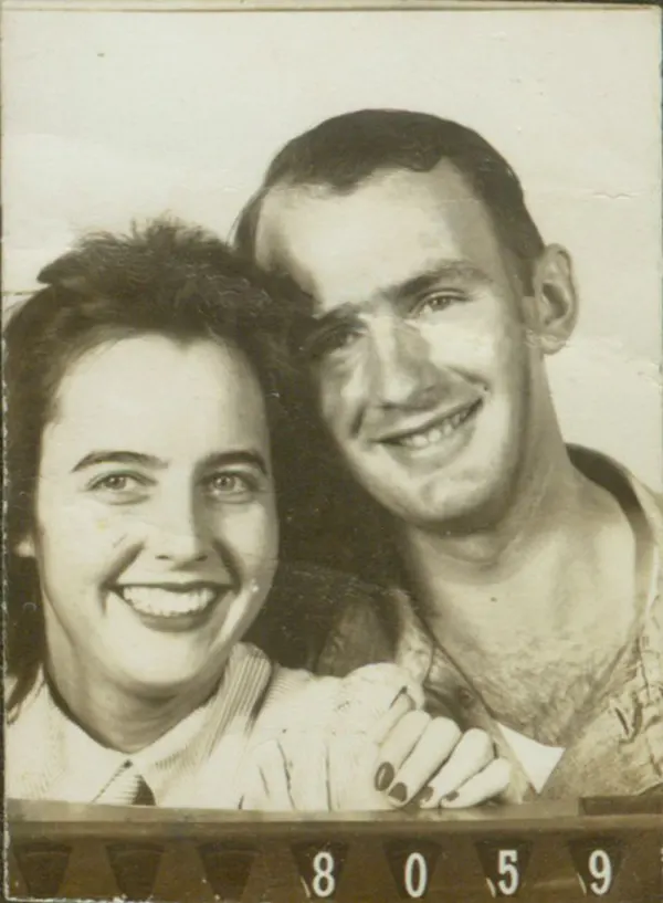 Vintage Photobooth Portraits Capture Intimate Moments Between 1950s Couples