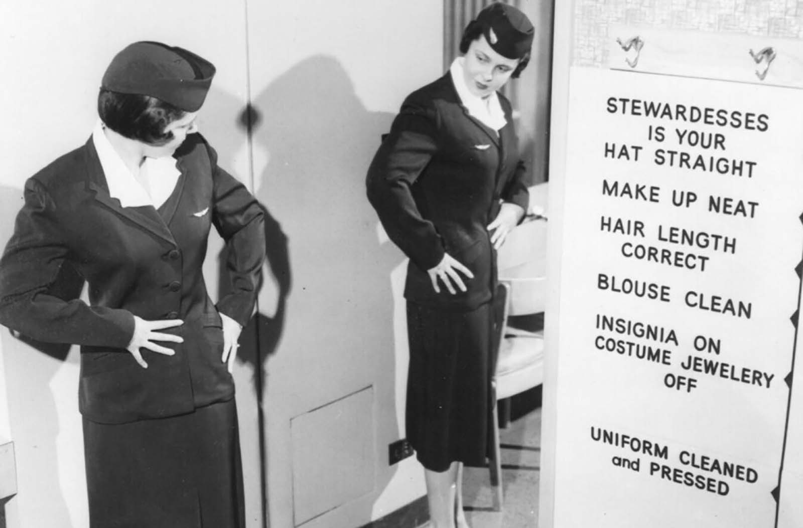 The Forgotten Hiring Standards for Stewardesses in 1950s America, in Photos
