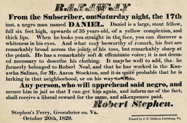 Disturbing Runaway Slave Ads From the 19th Century Capture the Struggle for Freedom